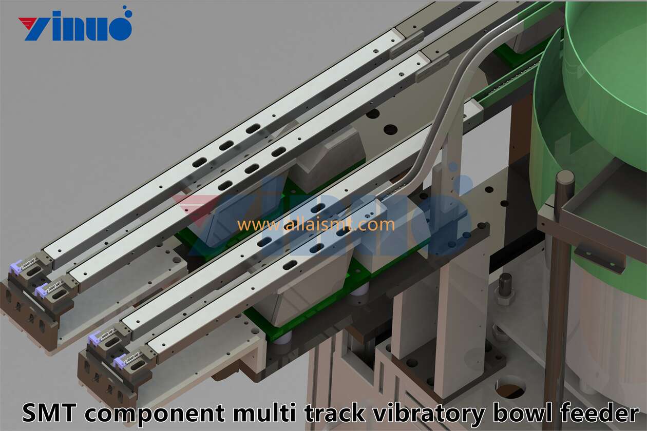 SMT component multi track vibratory bowl feeder - Yinuo 