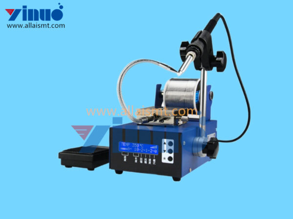 Automatic tin-discharging electric soldering iron, automatic soldering machine, small high-power tin-feeding constant-temperature soldering station, adjustable temperature foot-operated